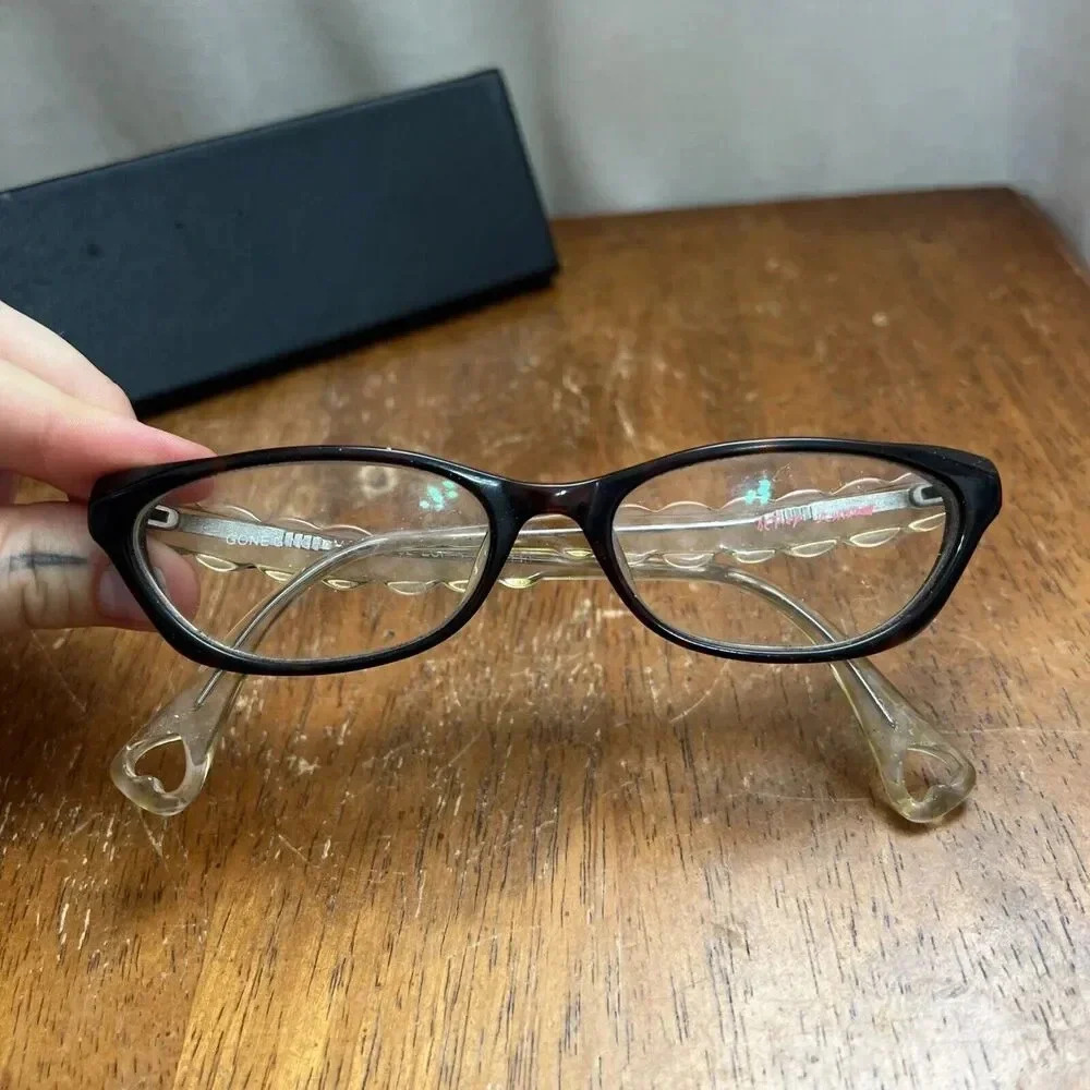 BETSEY JOHNSON WOMENS‎ EYEGLASSES Gone gingham BJ067 52-17-140 MM